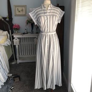 Striped Calvin Klein Dress